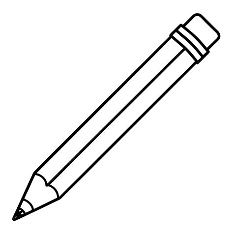 Pencil Drawing Coloring Page for Creative Kids and Artists | Premium AI ...