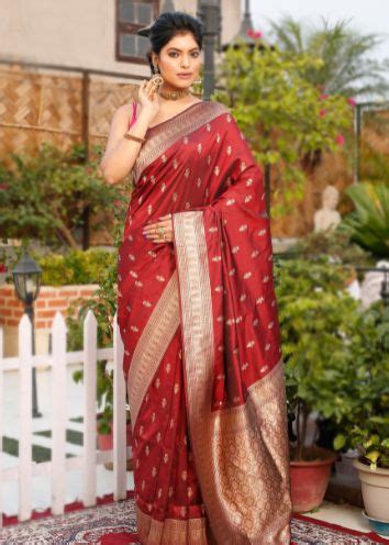 Banarasi Silk Saree: Traditional Opulence|Indiehaat – Indiehaat.com