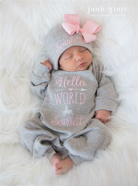 Personalized Outfit For Baby Girl at Jamie Stonehouse blog