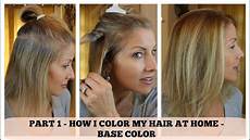 Can Color Your Hair At Home by Part 1 Home Hair Color How I Color The Base Can Color Your Hair At Home