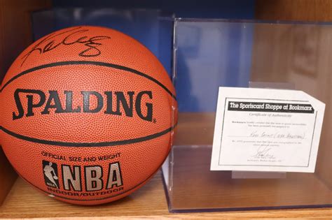 Kobe Bryant Autographed Basketball In Case W COA By The Sportscard ...