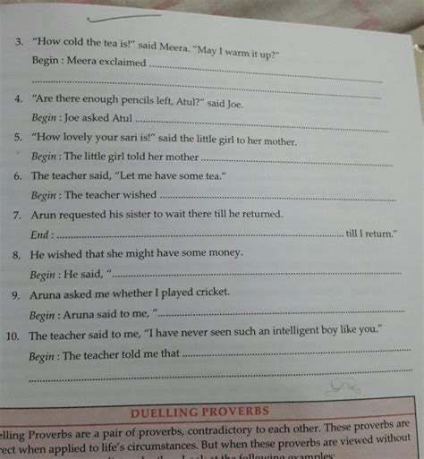 rewrite the following according to the instructions given after each ...