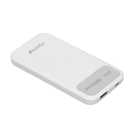 Powerup 6000mah Power Bank Enerpac6000 Duo-usb - Grey – Inspireonline