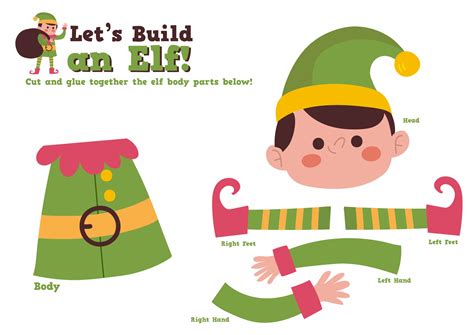 Elf Cut Out Template - prntbl.concejomunicipaldechinu.gov.co