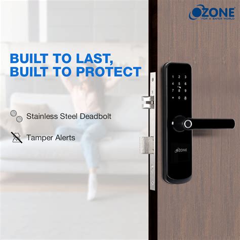 Ozone OZ FDL 04 STD Smart Lock – RFID, PIN & Mobile App