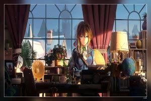 Violet Evergarden Anime Girls Anime Room Matte Finish Poster P-15881 ...