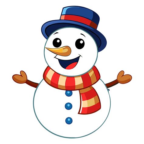 Happy Snowman Clipart | Free Png, Svg, Vector