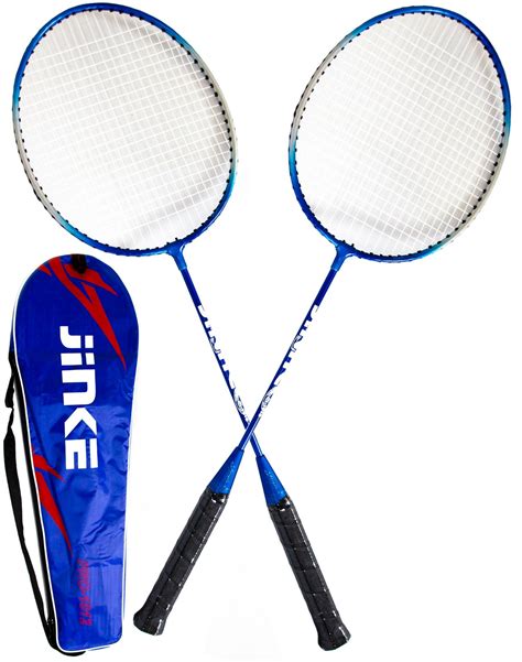 Ракетки для бадминтона KingBecket Jinke PRO-1012 в чехле, Т34850 / синий