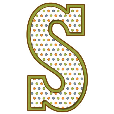 CH B * * A lunares de colores....S | Digi scrapbooking, Alphabet, Scrapbook