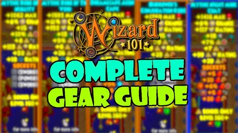 Wizard101: Ranking EVERY MAX Level Gear Set (COMPLETE Gear Guide) - YouTube
