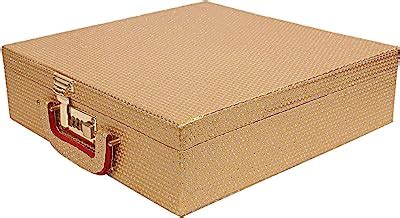 Kuber Industries Wooden 2 Piece Four Rod Velvet Bangle Storage Box ...