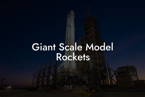 Large-Scale Model Rockets 的图像结果