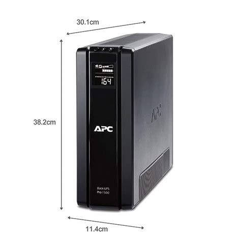 APC Back-UPS Pro BR1500G-IN, 1500VA / 865W, 230V UPS System, High-Perf