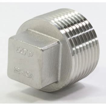 (P)-6A ステンレス ねじ込み 四角プラグ ナゴヤ ねじの種類R 対応 呼び径6A - 【通販モノタロウ】