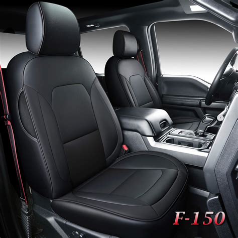 Buy Coverado Front and Back Seat Covers 5 Pieces, Waterproof Leather ...