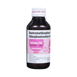 Cofstop Cdx Bottle Of 100ml Syrup: Uses, Side Effects, Price & Dosage ...