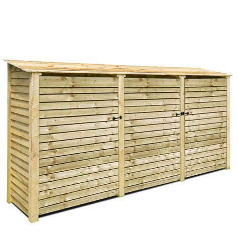 Buy Rutland County Garden Furniture Empingham 6ft Tall Log Store/Garden ...