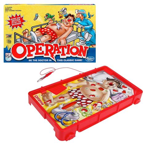 Operation Classic Board Game by Hasbro | Operation game, Board games ...