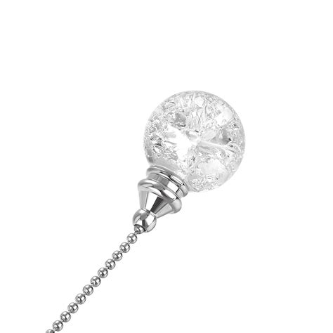 Purple Crystal Ball Chain Ceiling Fan Pull Chains - Purple / Ceiling ...