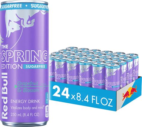 Amazon.com : Red Bull Spring Edition Energy Drink, Grapefruit, 12 fl ...