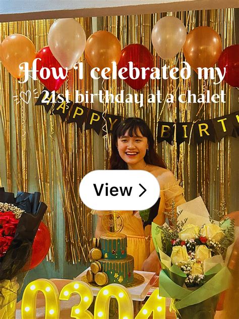 Memorable 21st Birthday Celebration at CSC Loyang Chalet