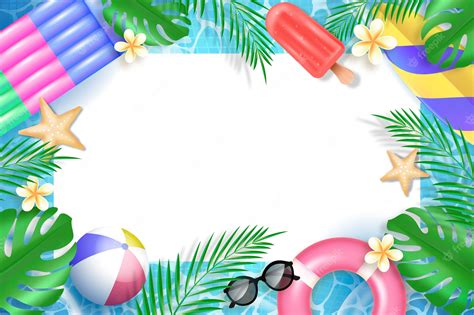 summer borderss #3599732 | Clipart Library