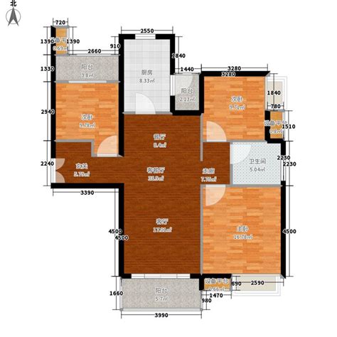 72平米三室一厅设计图,77平米三室一厅图,90平米三室一厅图_大山谷图库