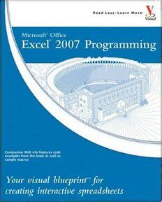 Image result for Excel 2007 Programming