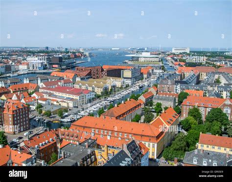 aerial view of Copenhagen, the capital city of Denmark Stock Photo - Alamy