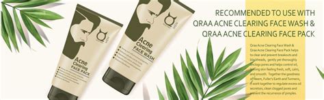 Qraa Men Qraa Acne Therapy Set- Pack Of Acne and Pimples Clearing Face ...