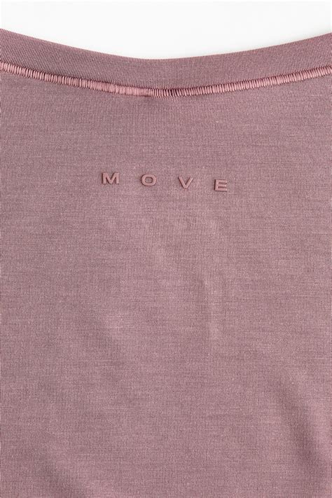 Sports wrap top in modal - Antique rose - Ladies | H&M IN