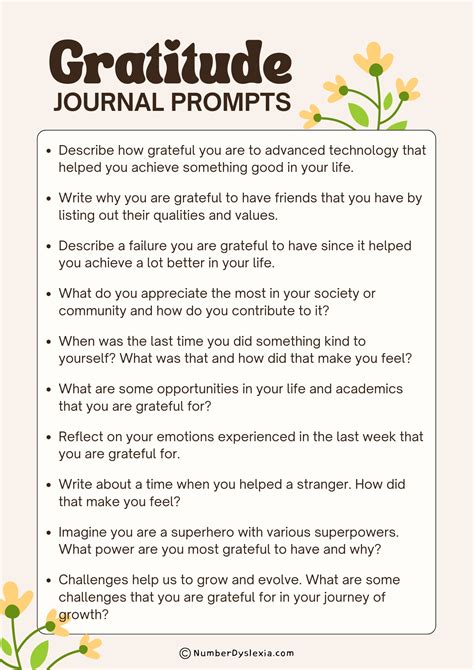 Practice gratitude with Journaling: A List of 100 Gratitude Prompts for ...