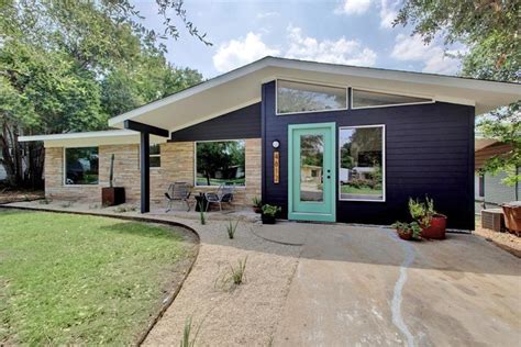 mid century modern exterior paint colors