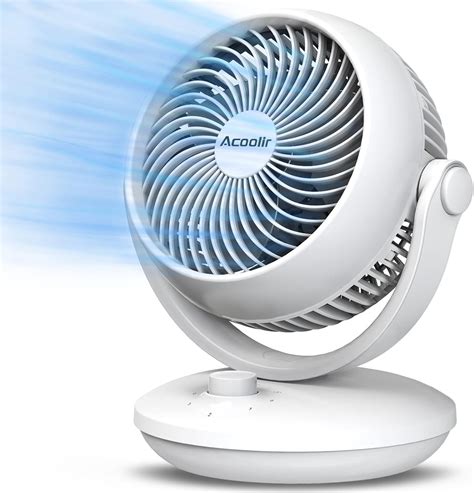 Dreo 28dB Silent Desk Fan for Bedroom, 12 Inch Cooling Electric Table ...