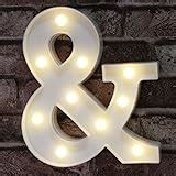 Buy Pooqla LED Marquee Letter Lights Sign, Light Up Alphabet Letter for ...