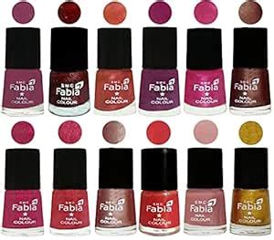 Buy SMC Fabia Platinum Collection 6 ml each Set of 12 High Shine Long ...