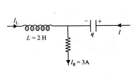 Figure shows a part of a bigger circuit. The capacity of the capacitor ...