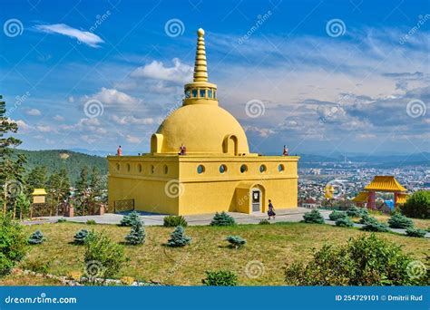 Datsan Rinpoche Bagsha in Ulan-Ude City of the Republic of Buryatia ...