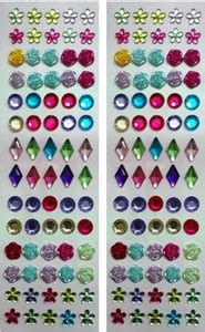 Mayuresh Multi Shaped Craft Stone Sticker Pack of 2 for Art & Craft ...