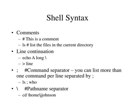 Image result for Shell Syntax