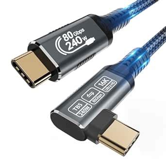 HOTUTUKI 240w 80gbps USB c Cable Compatible with Thunderbolt 5 Cable ...