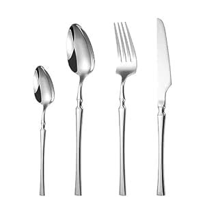 Golden bird Cutlery & Flatware, for Women, Men, Kids Eating Food ...