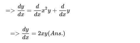 Solve the differential equation. dy/dx = x²y + y³x - Brainly.in
