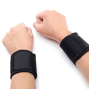 Tima 1 Pair of Adjustable Neoprene Wrist Wraps - Weight Lifting ...