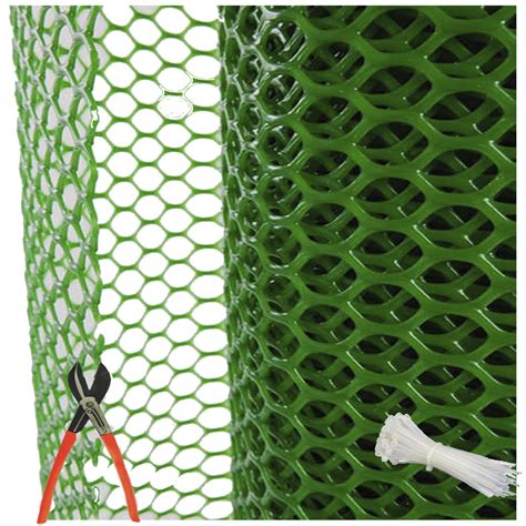 SAI PRASEEDA PVC Nylon Garden Fencing Net/Mesh (6.6 feet/20feet) UV ...