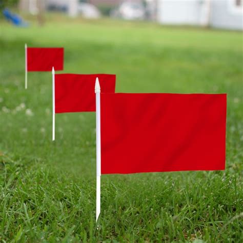 Anley Solid Red Mini Handheld Flag 12 Pack A.FLAG.MIN.RED.12PC at Lowes.com
