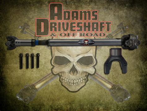 ADAMS DRIVESHAFT JL FRONT 1350 CV DRIVESHAFT WITH A DANA 60 [EXTREME D ...
