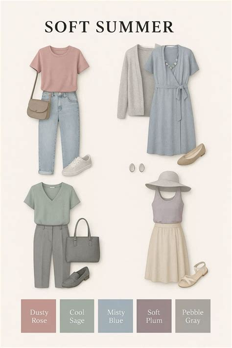 Soft Summer Outfit Ideas in 2025 | Soft summer fashion, Soft summer ...