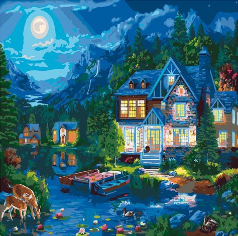 Amazon.com: Ledgebay Paint by Numbers Kit for Adults: Beginner to ...
