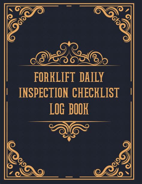 Buy Forklift Daily Inspection Checklist Log Book: Daily Forklift ...